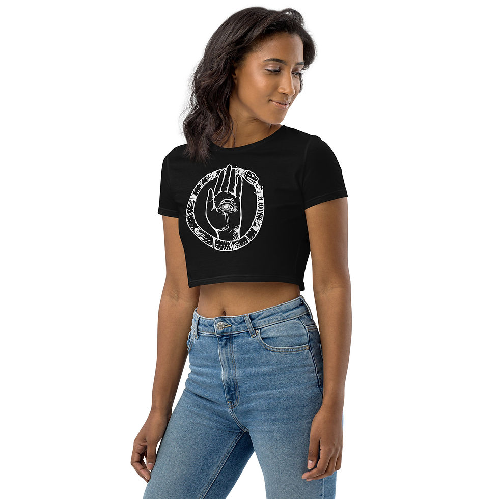Thumbnail: Classic Black Logo Crop Top