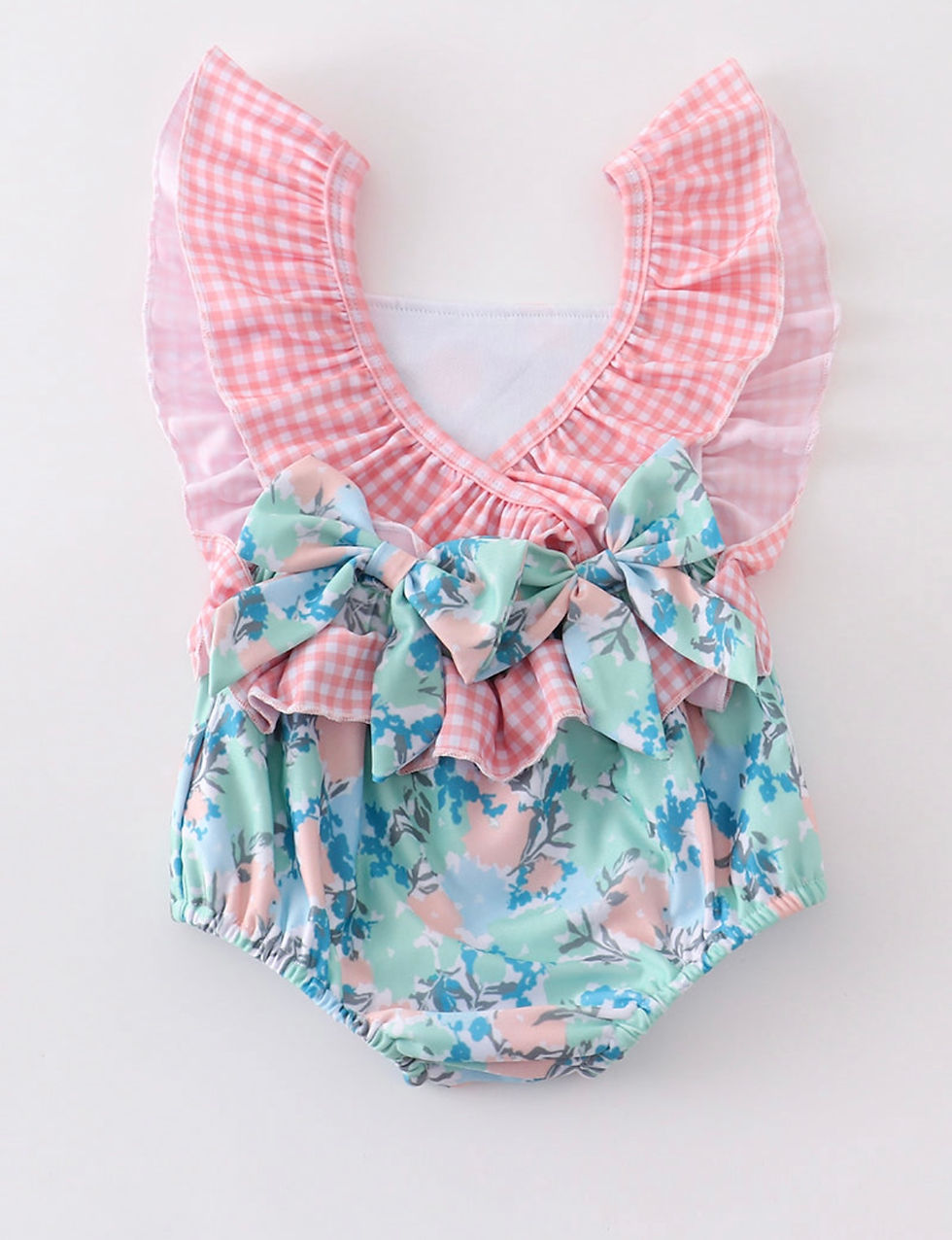 Thumbnail: Floral Flutter Sleeve Swimsuit