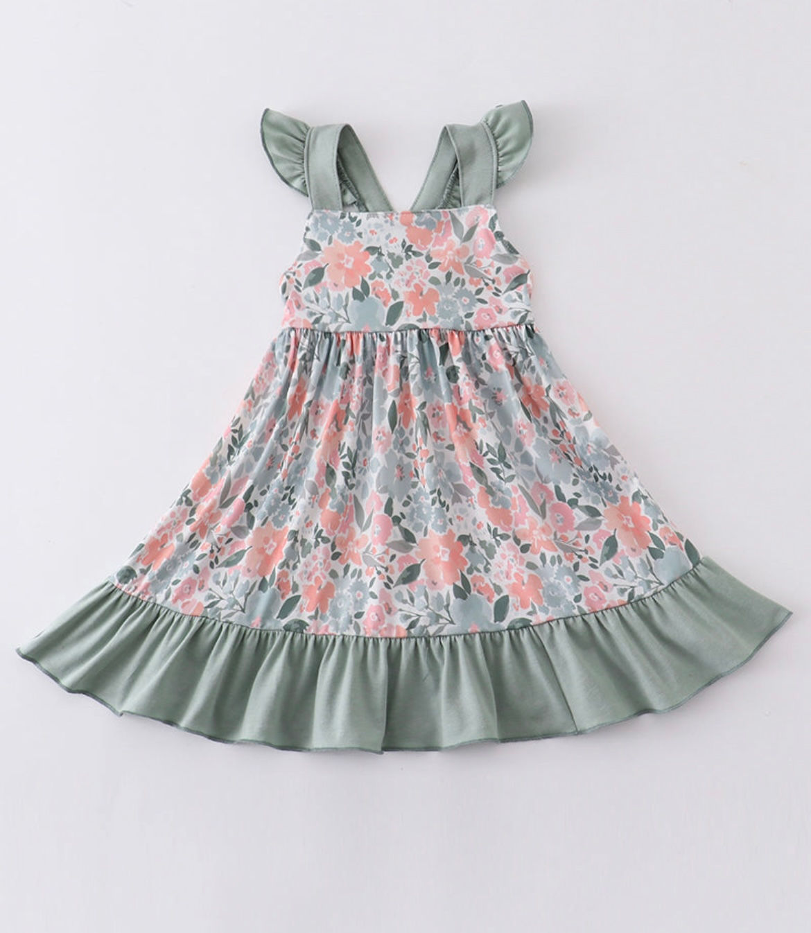 Floral Ruffle Dress