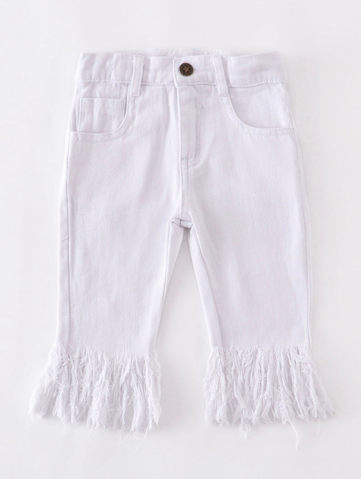 White Tassel Jeans