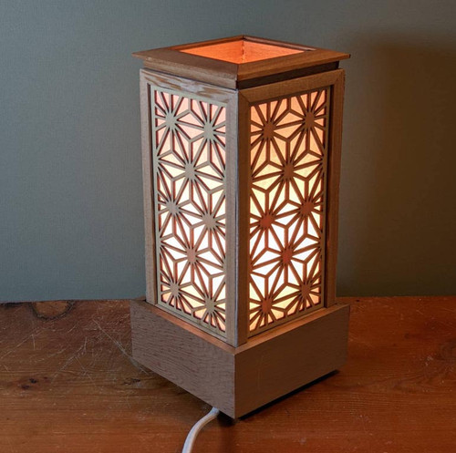 Japanese Lamp - Asa-no-ha | Haguruma Kuruma