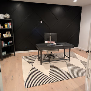 Home Office Accent Wall