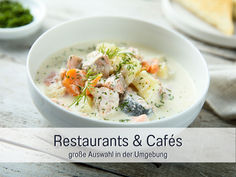 Weißer Fischsuppe Restaurants & Cafés große Auswahl in der Umgebung, Galerie, leckeres Essen.