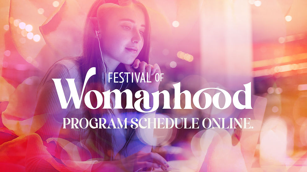 Banner - Festival of Womanhood