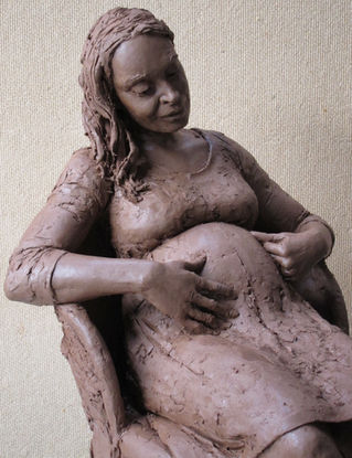 'Gestation of Aurora' - Portrait Sculpture