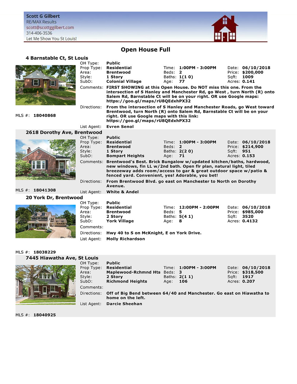 St Louis Living Open Houses | Brentwood