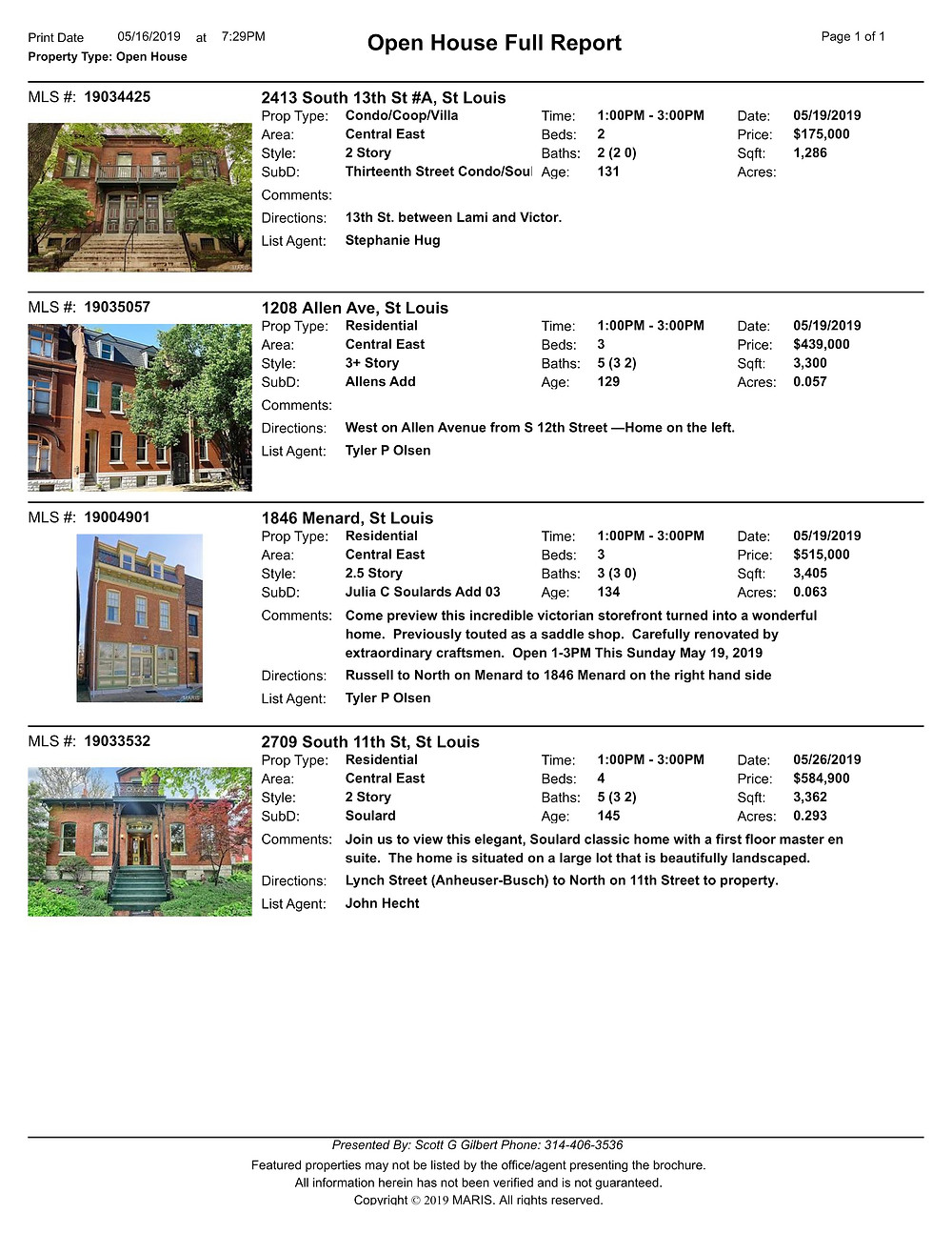 St Louis Open Houses