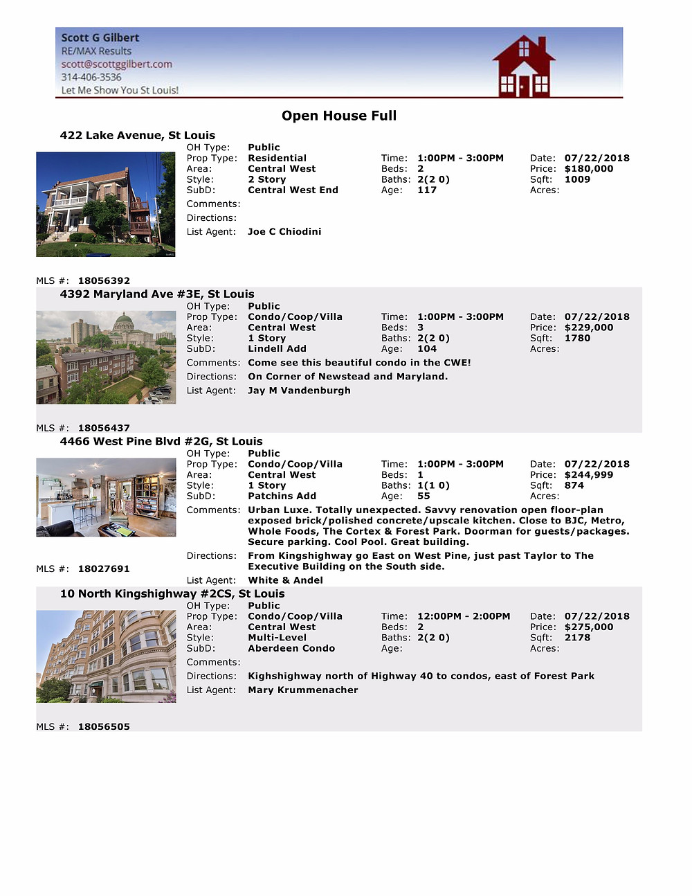 Central West End Living | Open Houses