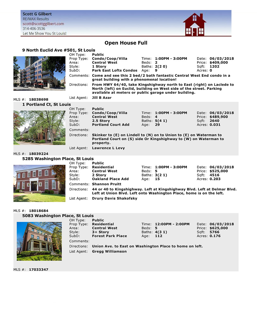 Central West End Open Houses