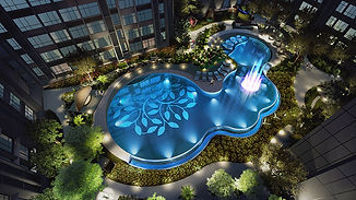 05 Night pool aerial view (26cm).jpg