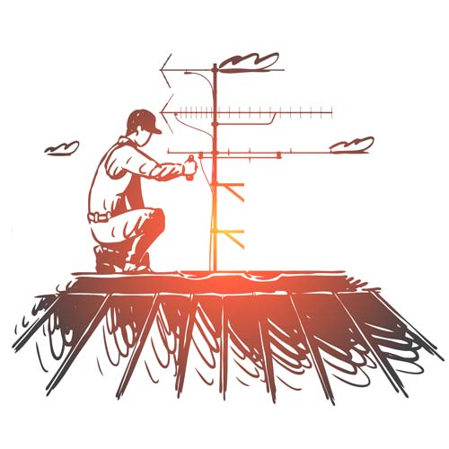 TV Antenna installation
