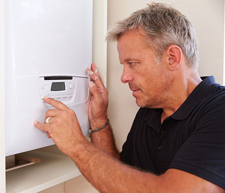 Zac turning on water heater