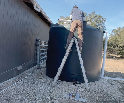 Rainwater Tank Plumbing Services - Tank Repairs