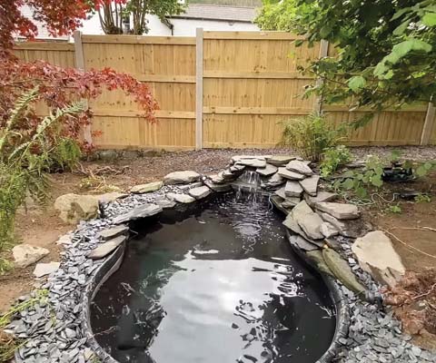 Outdoor Plumbing Services - Pond Installation
