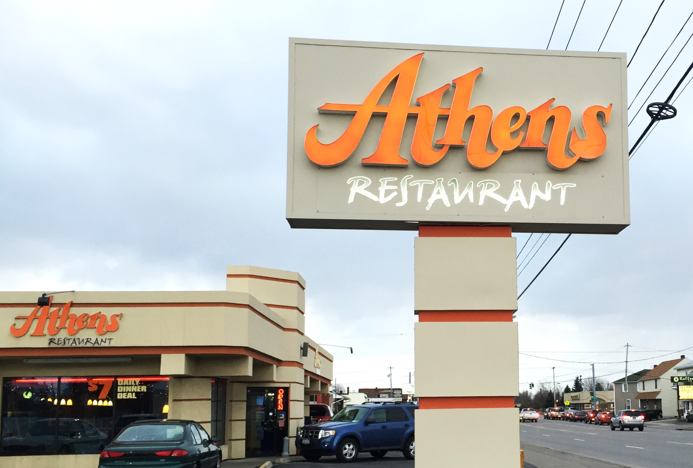 NAS - Athen's Restaurant Pole Sign