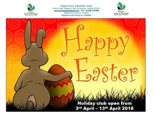 Easter Holiday Club 3rd April - 13th April 2018