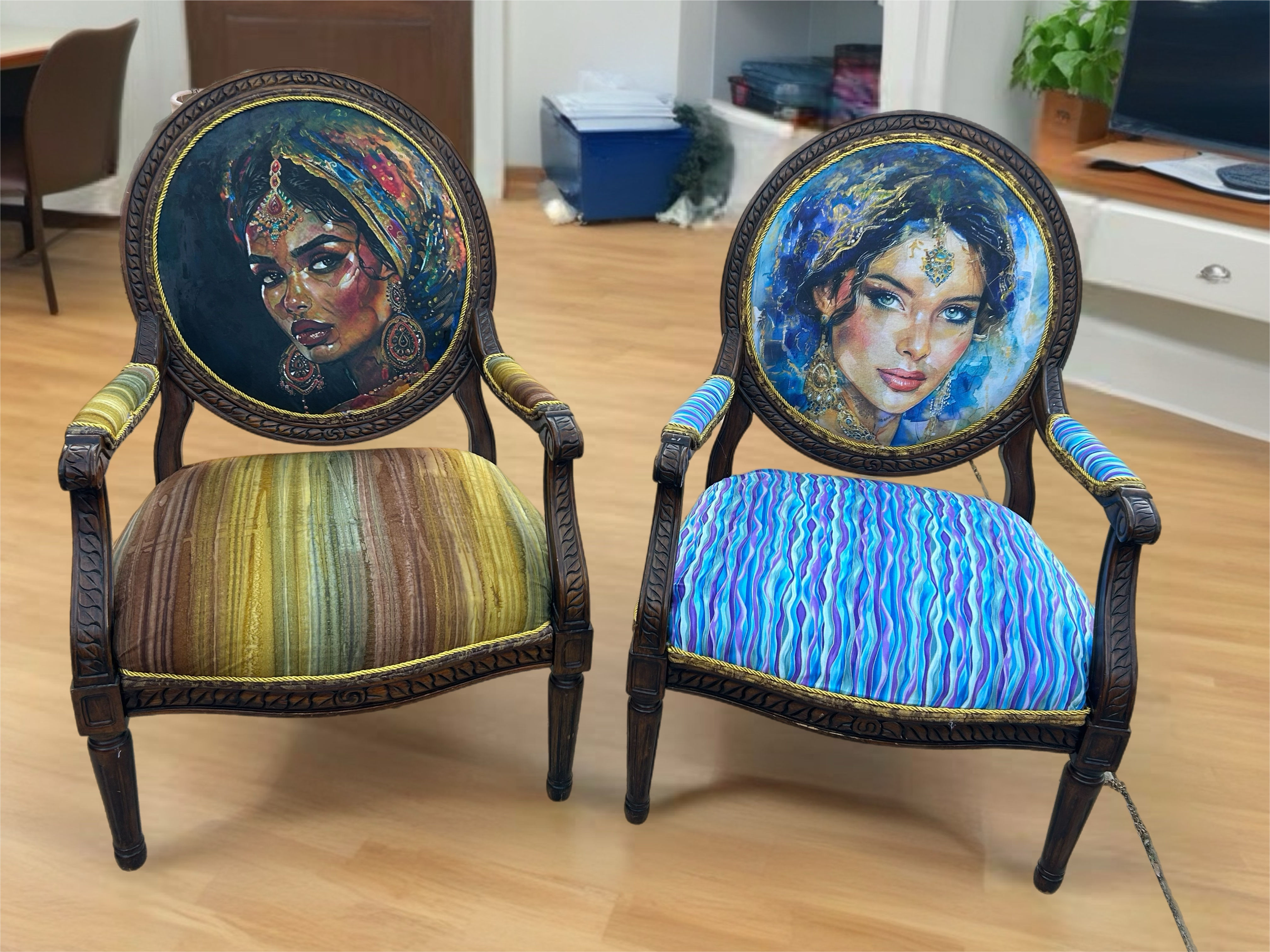 Vintage Upholstered Chair