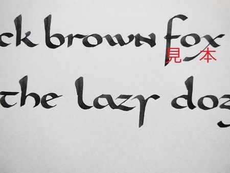 ハーフアンシャル体