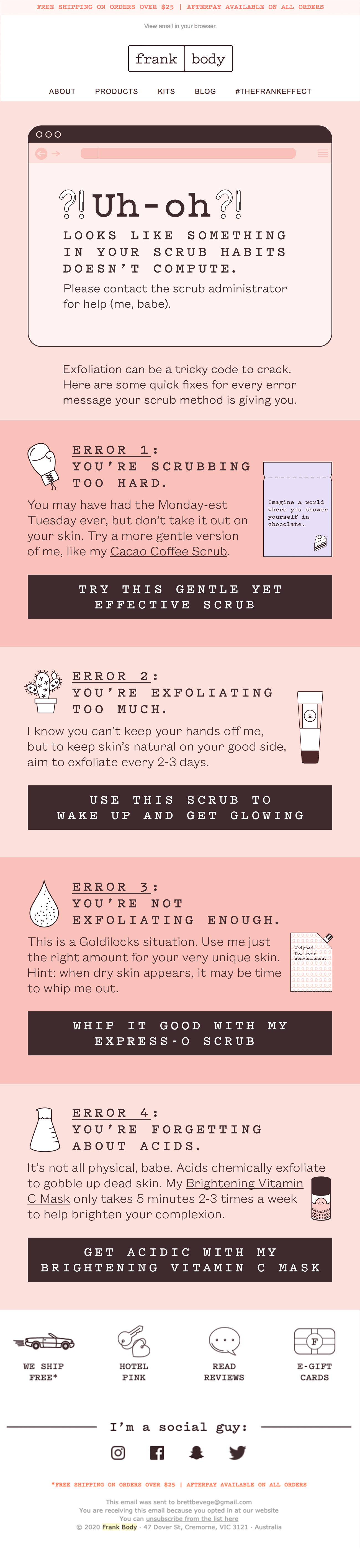 Exfoliation Mistakes