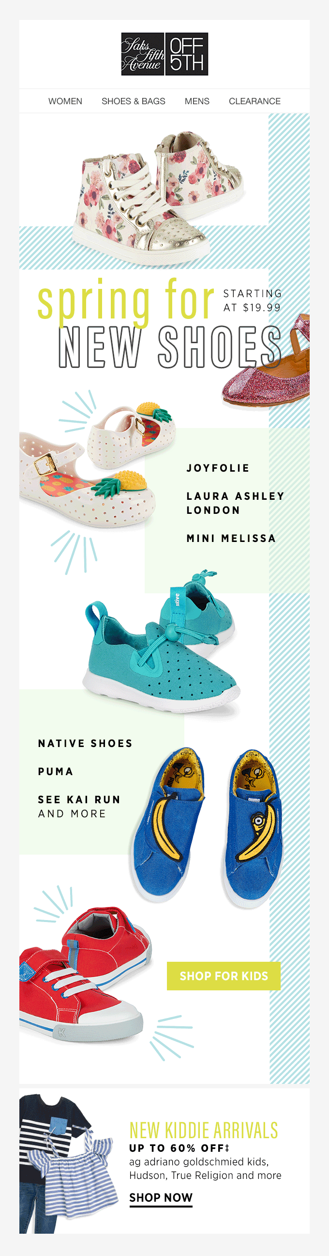 Kids' Shoes (Spring Season)