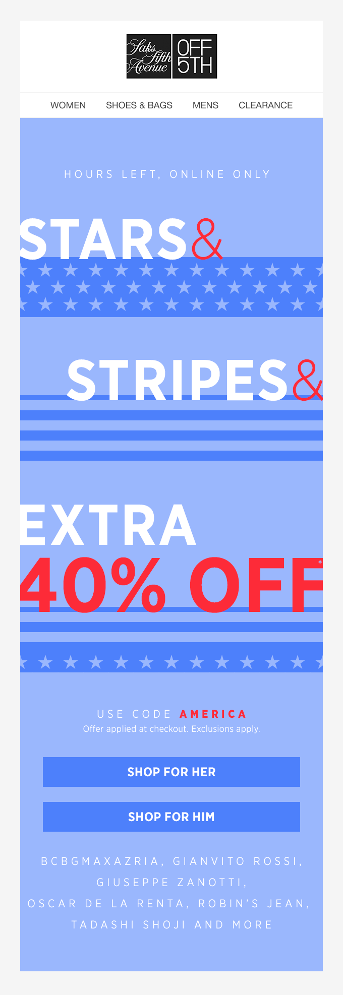 July 4th Promotion (Ends Version)