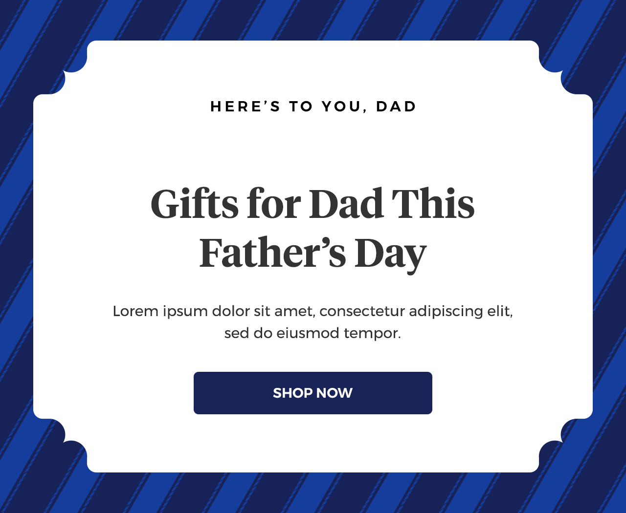 FATHER'S DAY EMAIL HERO