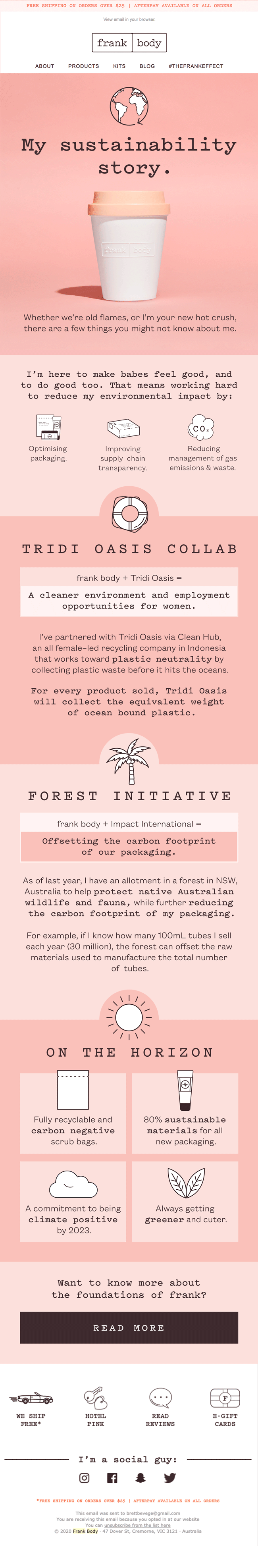 Sustainability Update