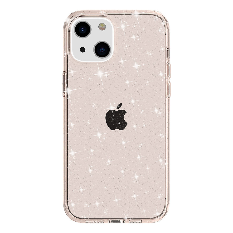 Thumbnail: Transparent Bling Glitter Case for iPhone 14