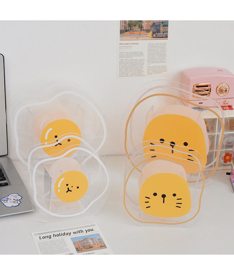 Thumbnail: Acrylic Stationary Pencil Pen Holder Kawaii Desktop  Stylish Office Storage Box