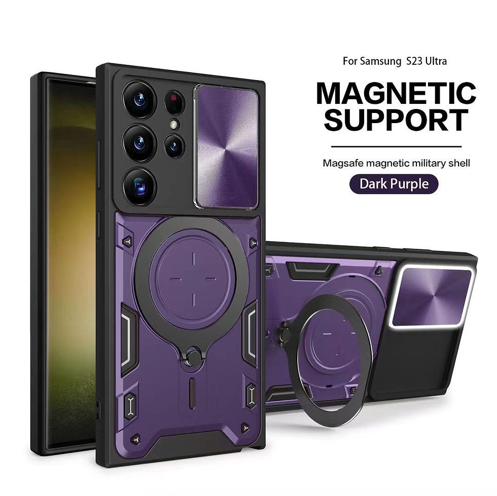 Thumbnail: Magnetic Case for Samsung Galaxy S23 series Case with Sliding Camera Cover