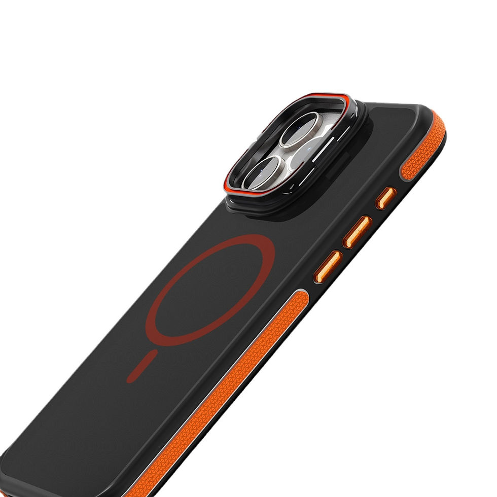 Thumbnail: iPhone 16 Case Compatible with Magnetic Built-in Camera Kick-Stand Phone Case