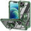 Thumbnail: For iPhone 14 Shockproof Hybrid Rubber Bumper Clear Case With Ring Holder