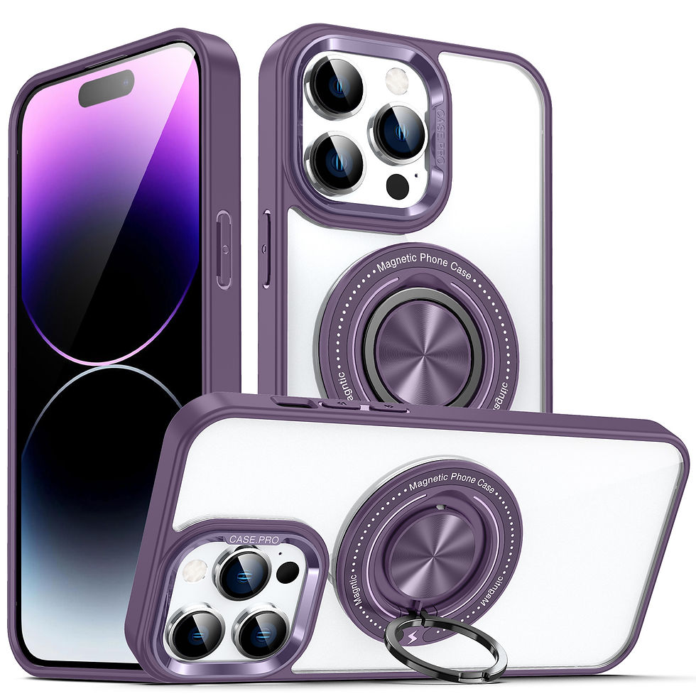 Thumbnail: Magnetic Ring Stand for iPhone 15 series  Case Compatible with MagSafe