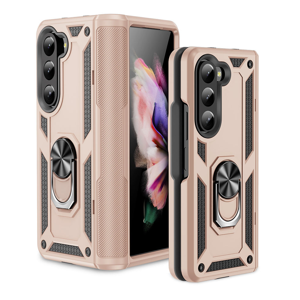 Thumbnail: Samsung Galaxy Z Fold 5 Case with Hinge Protection 360°Ring Magnetic Kickstand