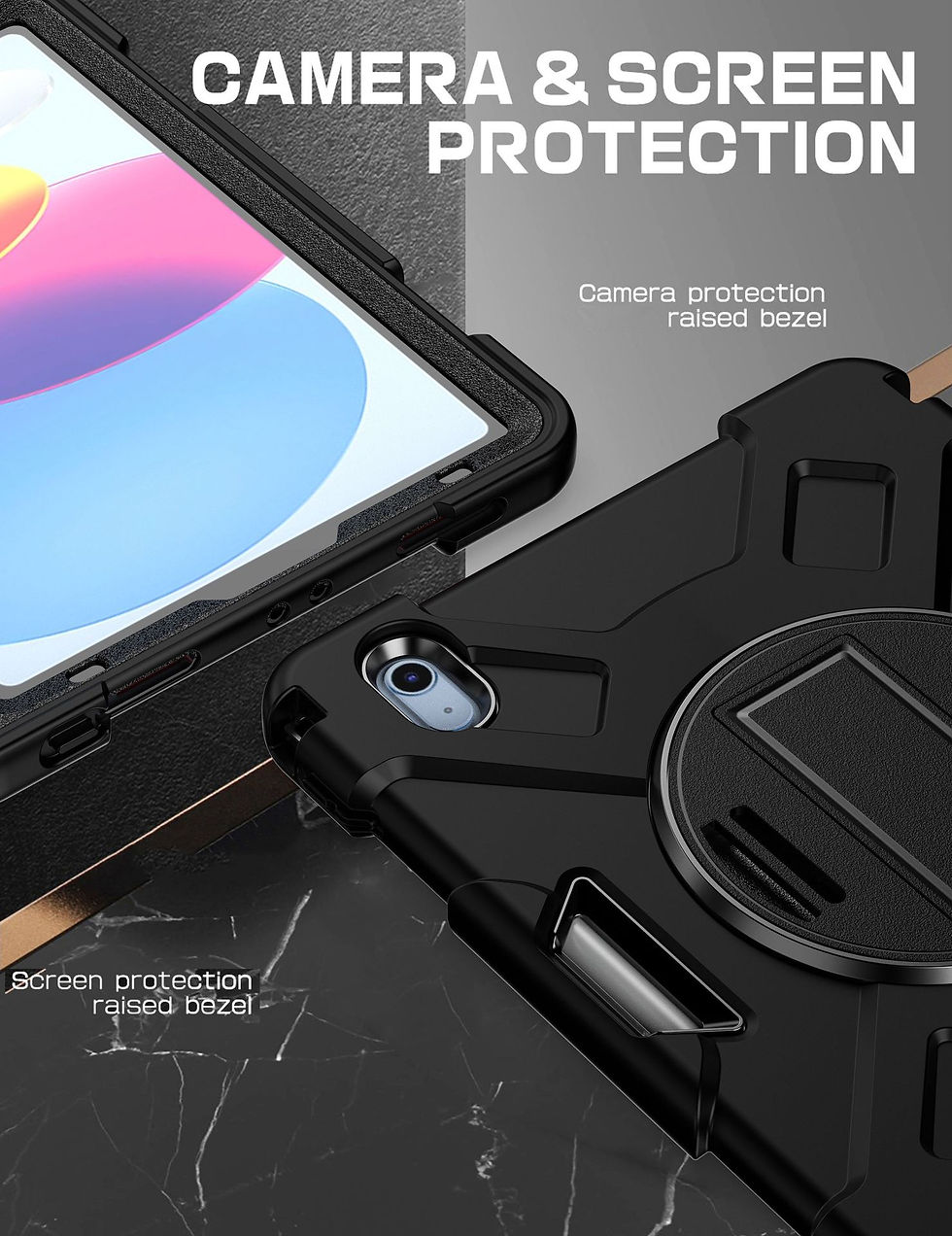 Thumbnail: Military Grade Heavy Duty Shockproof Cover for iPad  10.9 Inch