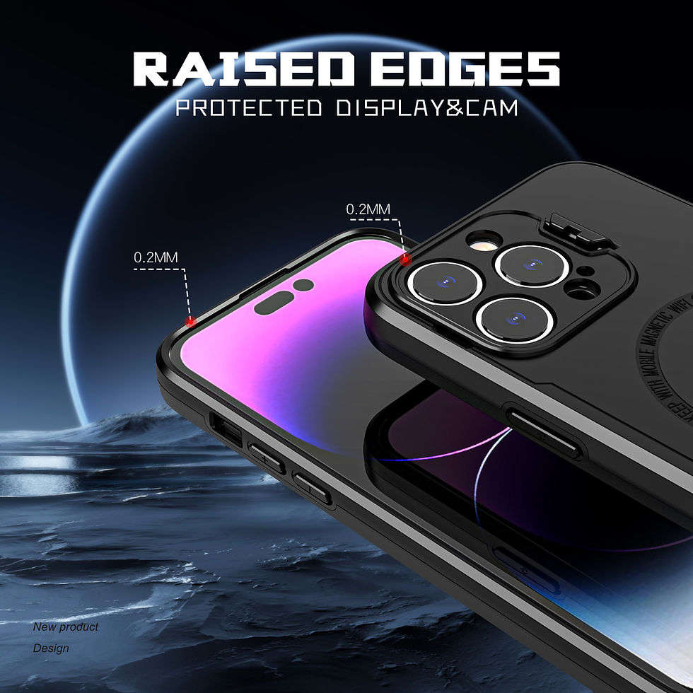Thumbnail: iPhone 14 series Case with Camera Cover, MagSafe-Compatible Case with Stand