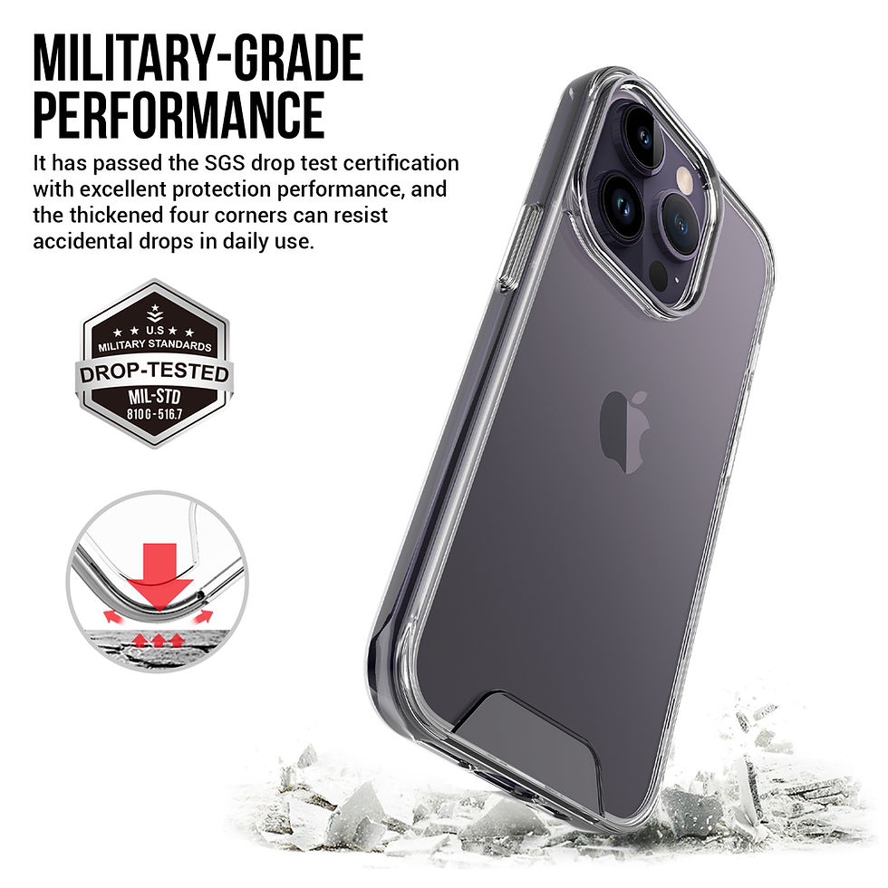 Thumbnail: Transparent Crystal Space Case for iPhone 14