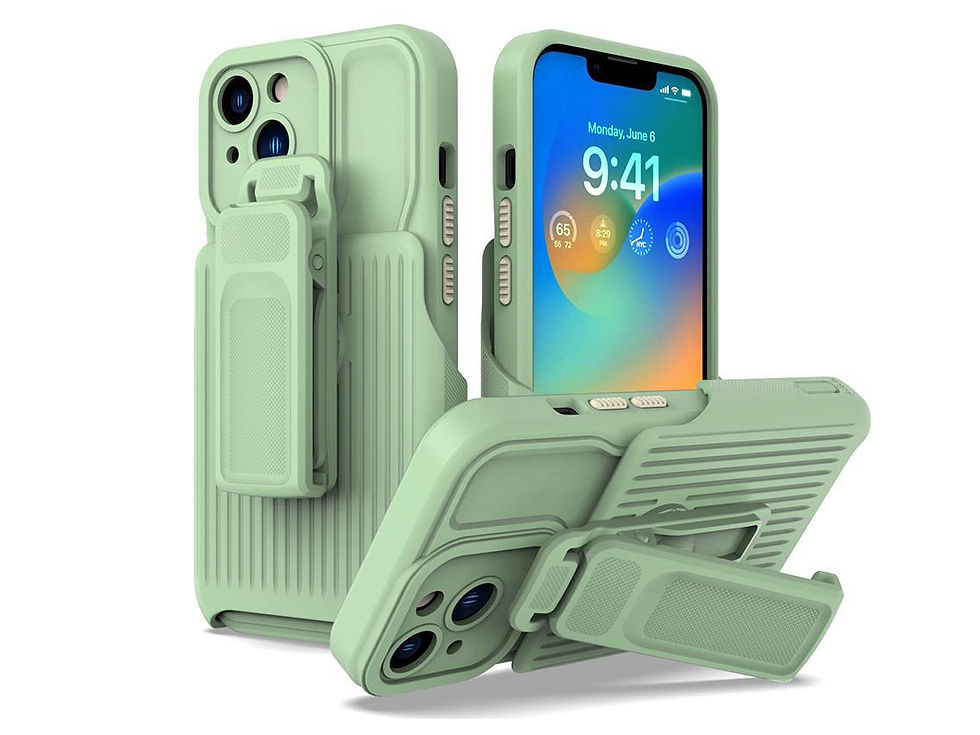 Case for iPhone 14 series with Kickstand & Belt-Clip Heavy Duty Rugged Case