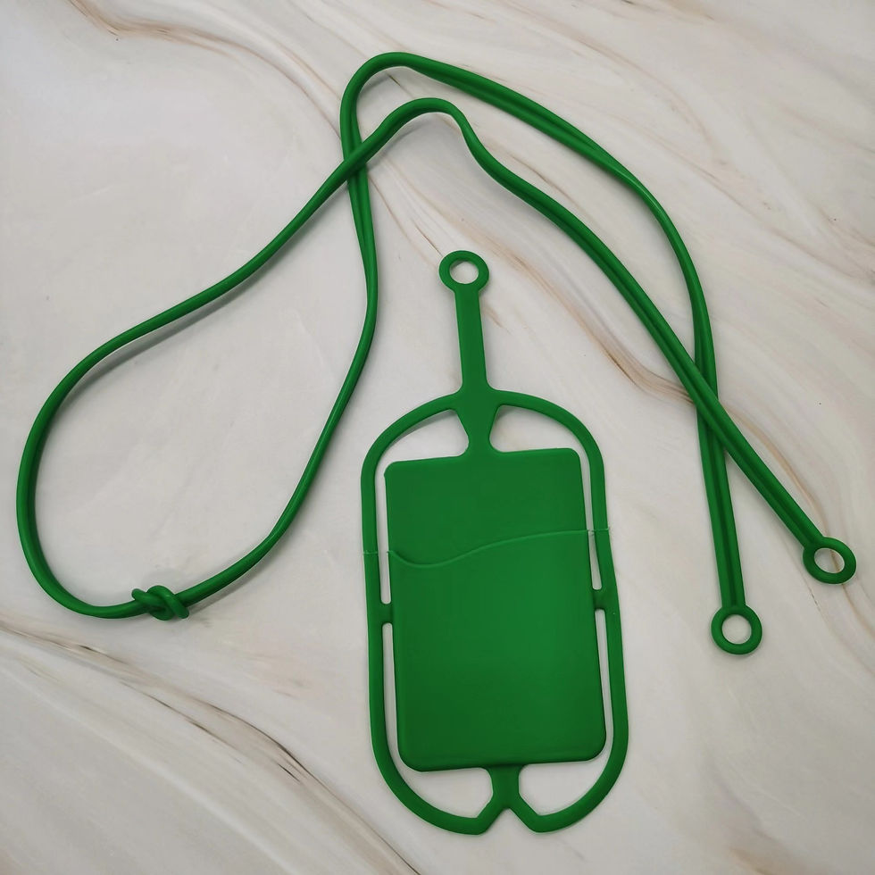 Thumbnail: Silicone Cell Phone Lanyard Neck Strap Compatible with Most Smartphones