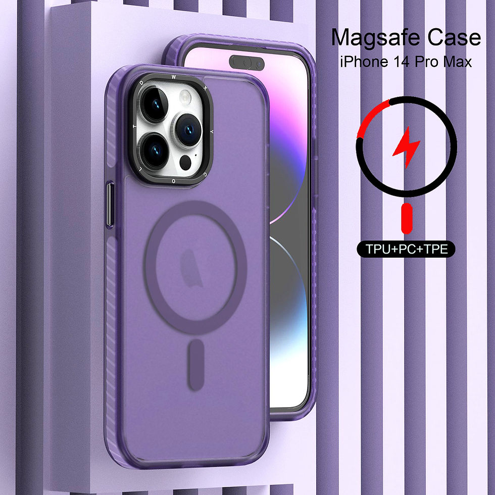 Thumbnail: Magnetic iPhone 14 Series Phone Case for MagSafeTranslucent Matte Slim Case