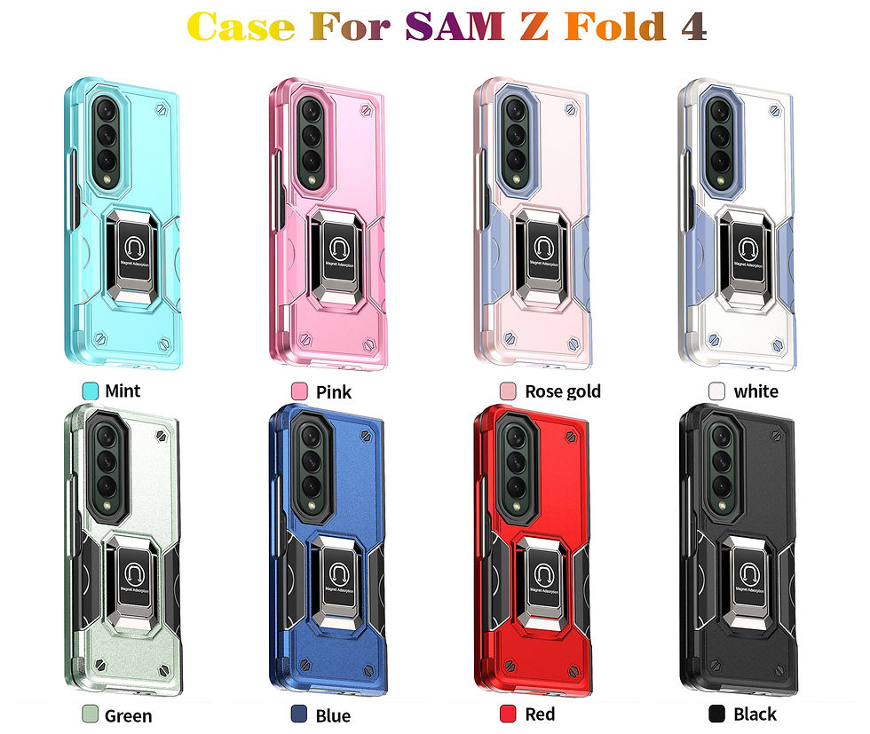 Thumbnail: Samsung Galaxy Z Fold 4 Case with 360°Ring Magnetic Kickstan heavy duty Case