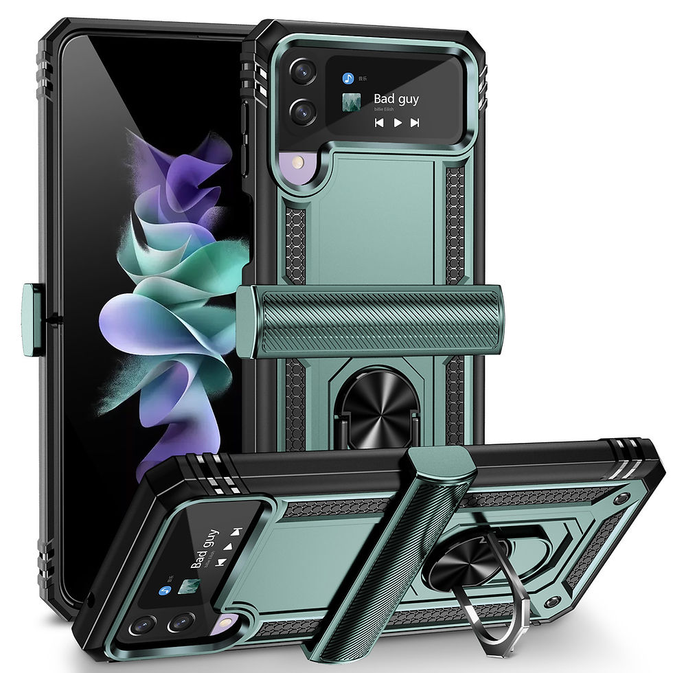 Thumbnail: Military Shockproof Case With Magnetic Ring Holder for Samsung Z flip 4