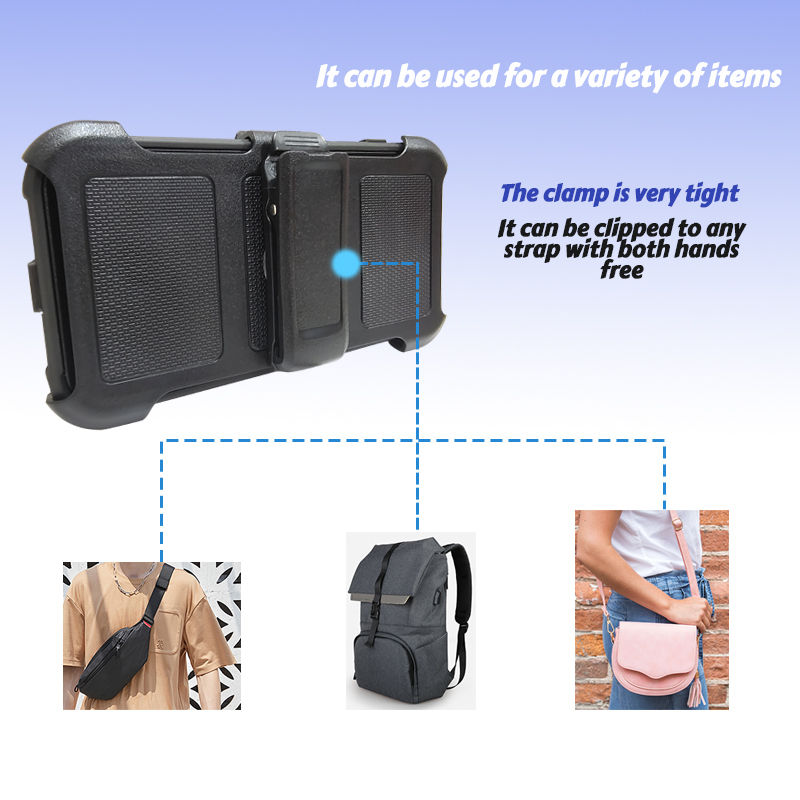 Thumbnail: iPhone 16 Series Case with Belt Clip Holster & Kickstand, Dual-Layer Shockproof