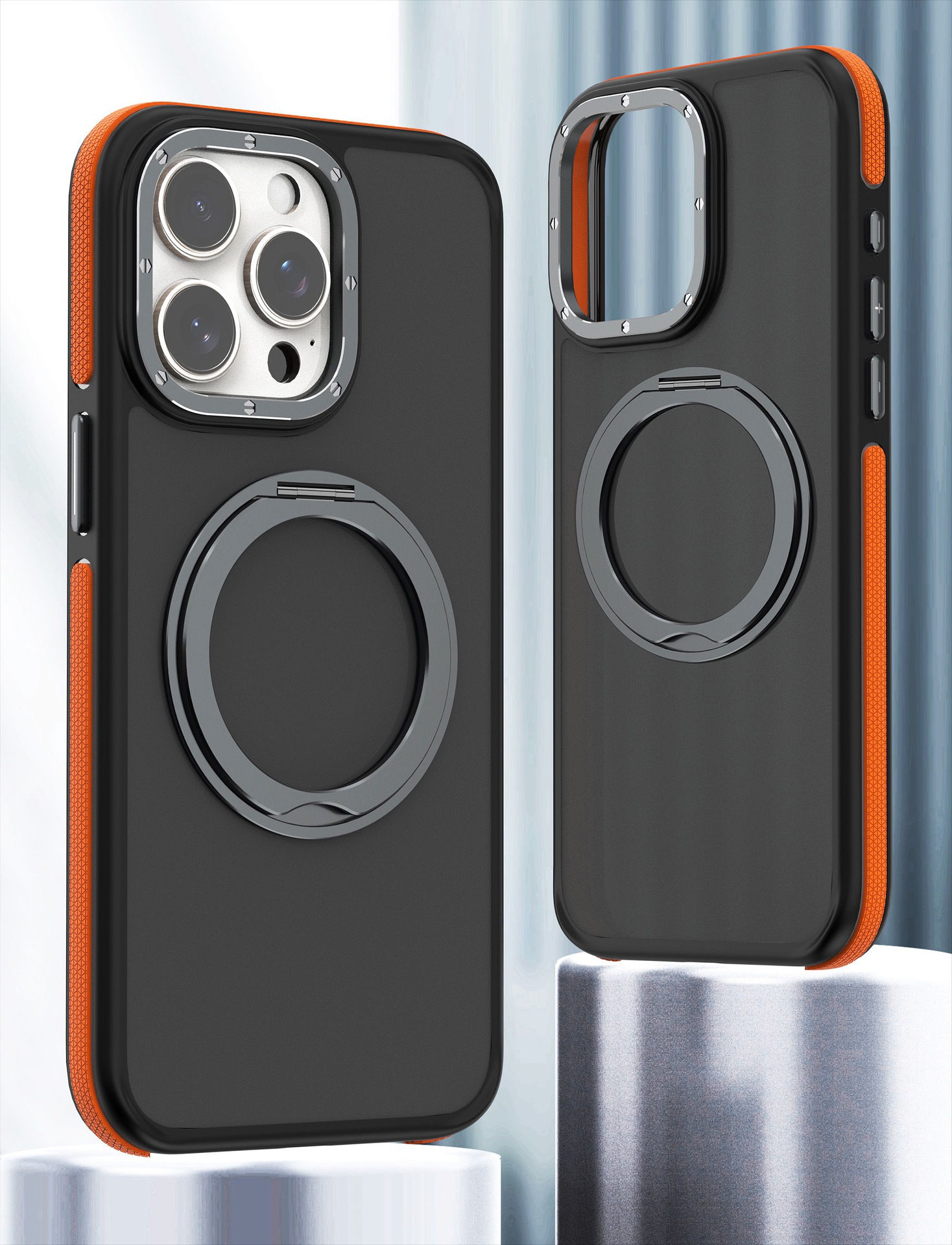 Magnetic for iPhone 16 Series Case with  Kickstand Ring Holder