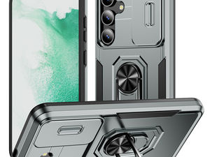 Protecting the Samsung Galaxy S24: Armored Case with Sliding Camera Cover