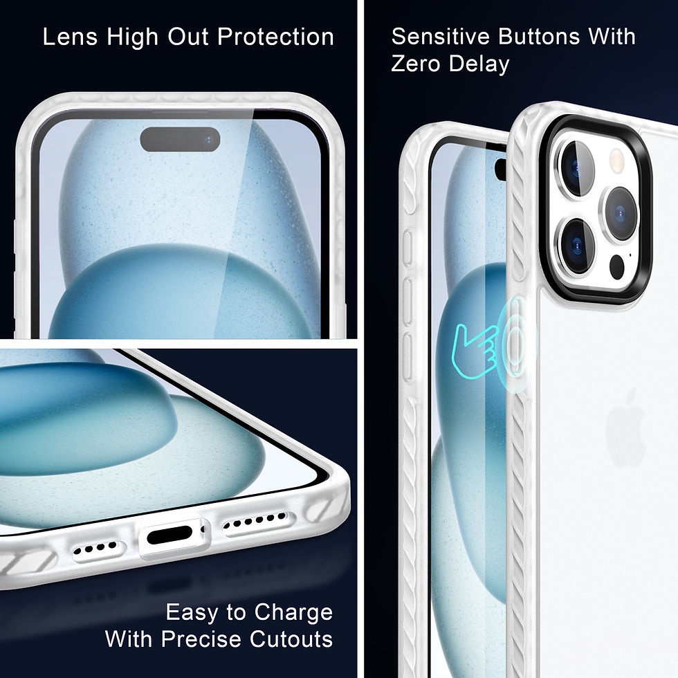 Thumbnail: iPhone 15  Pro Max Magnetic Case [Lightweight + Protective] Slim/Thin Grip Cover