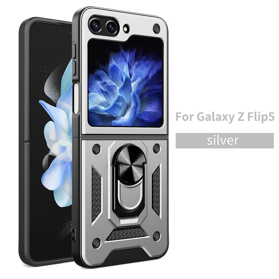 Thumbnail: Samsung Galaxy Z Flip 5 heavy duty Case with  360°Ring Magnetic Kickstand