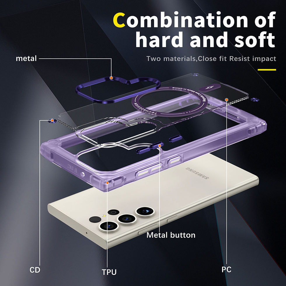 Thumbnail: Magnetic Case for Samsung Galaxy S23 Compatible with Magsafe Shockproof