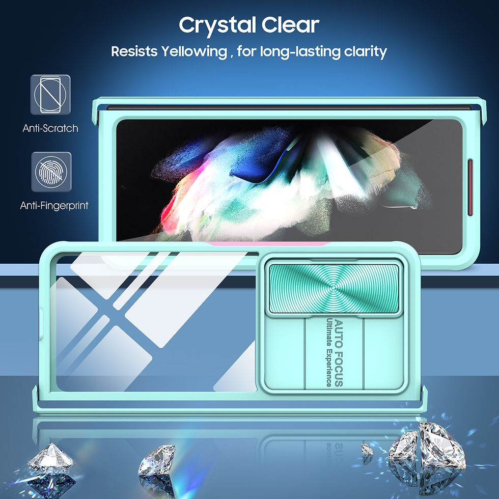 Thumbnail: For Samsung Galaxy Z Fold 4 5G Slim Fit Crystal Clear Back Case