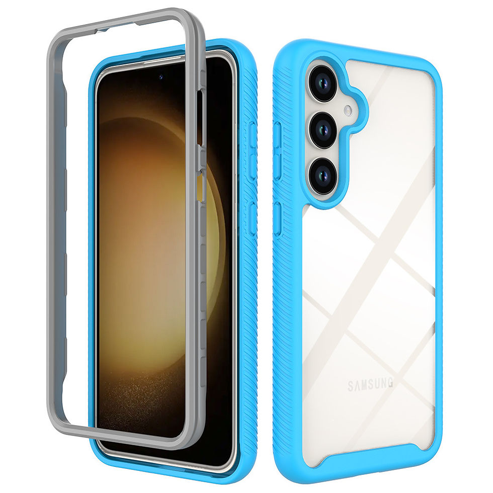 Thumbnail: Clear TPU Back Samsung Galaxy S24 Series Case, Full-Body Shockproof 2 in 1